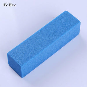 10Pcs/set Pink Form Nail Buffers File For UV Gel White Nail File Buffer Block Polish Manicure Pedicure Sanding Nail Art Tool