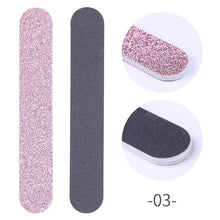 Load image into Gallery viewer, 10Pcs/set Pink Form Nail Buffers File For UV Gel White Nail File Buffer Block Polish Manicure Pedicure Sanding Nail Art Tool