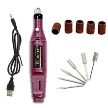 Load image into Gallery viewer, 1Set Professional Electric Nail Drill Machine Kit Manicure Machine Nail Art Pen Pedicure Nail File Nail Art Tools Kit