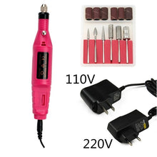 Load image into Gallery viewer, 1Set Professional Electric Nail Drill Machine Kit Manicure Machine Nail Art Pen Pedicure Nail File Nail Art Tools Kit