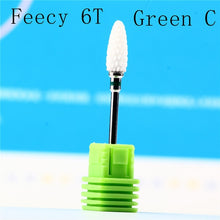 Load image into Gallery viewer, Milling Cutter For Manicure Ceramic Mill Manicure Machine Set Cutter For Pedicure Electric Nail Files Nail Drill Bit Feecy