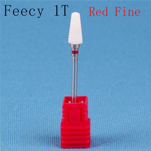 Milling Cutter For Manicure Ceramic Mill Manicure Machine Set Cutter For Pedicure Electric Nail Files Nail Drill Bit Feecy