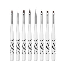 Load image into Gallery viewer, ROHWXY Nail Brush For Manicure Gel Brush For Nail Art 15Pcs/Set Ombre Brush For Gradient For Gel Nail Polish Painting Drawing