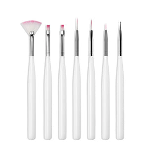 ROHWXY Nail Brush For Manicure Gel Brush For Nail Art 15Pcs/Set Ombre Brush For Gradient For Gel Nail Polish Painting Drawing