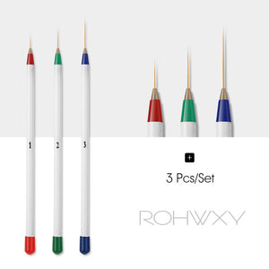 ROHWXY Nail Brush For Manicure Gel Brush For Nail Art 15Pcs/Set Ombre Brush For Gradient For Gel Nail Polish Painting Drawing